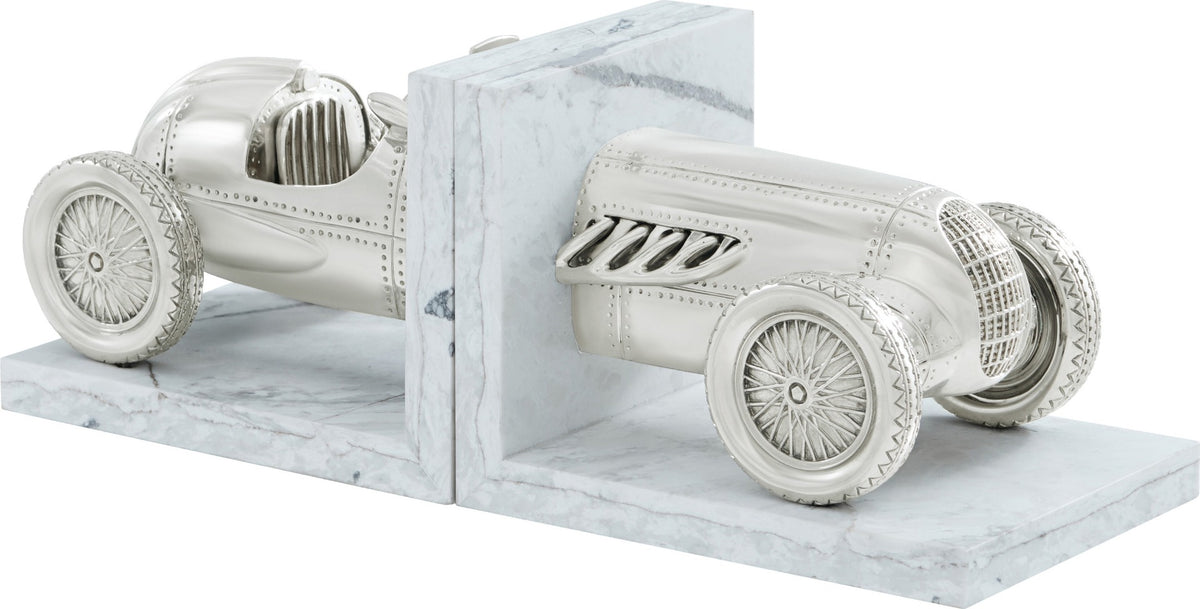 Bookshelf Racer – Nickel Plated Brass and Quartz