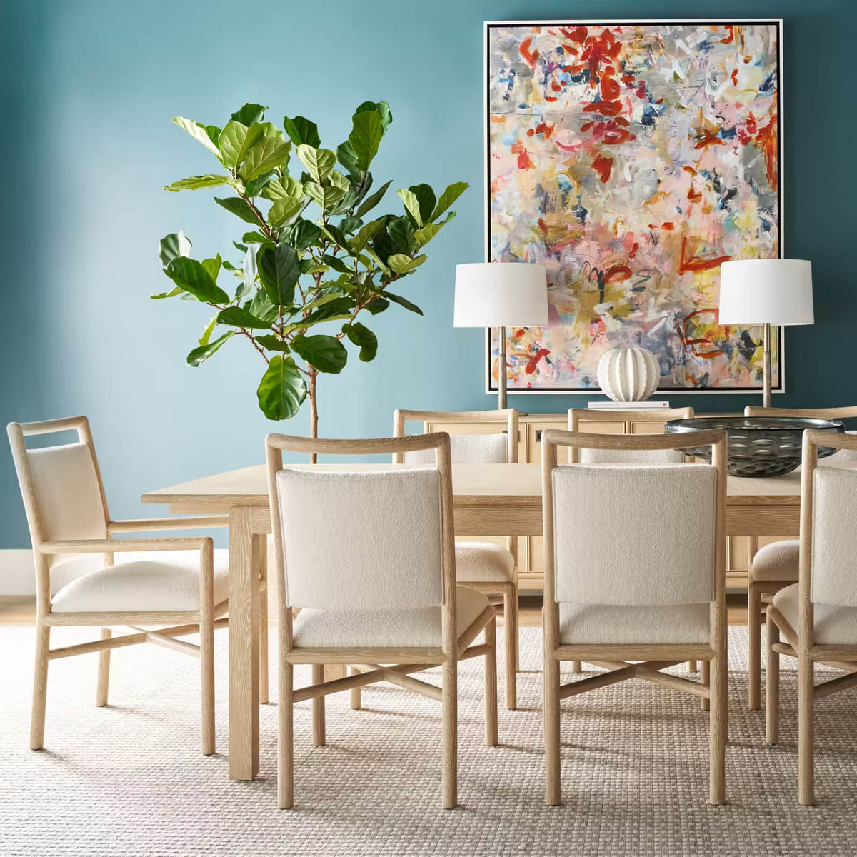 Montauk Upholstered Dining Side Chair – Light