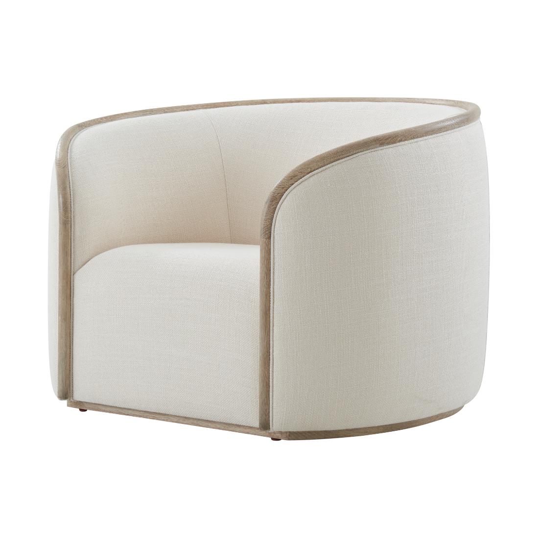 Repose Upholstered Club Chair – Grey Oak