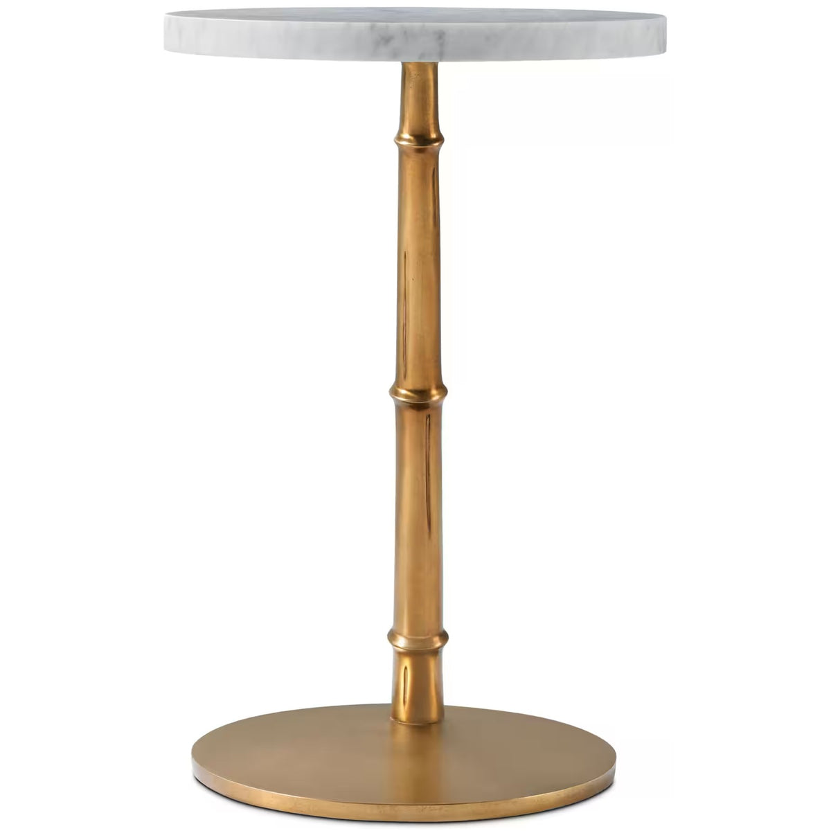 Kesden Accent Table – Bianco Marble