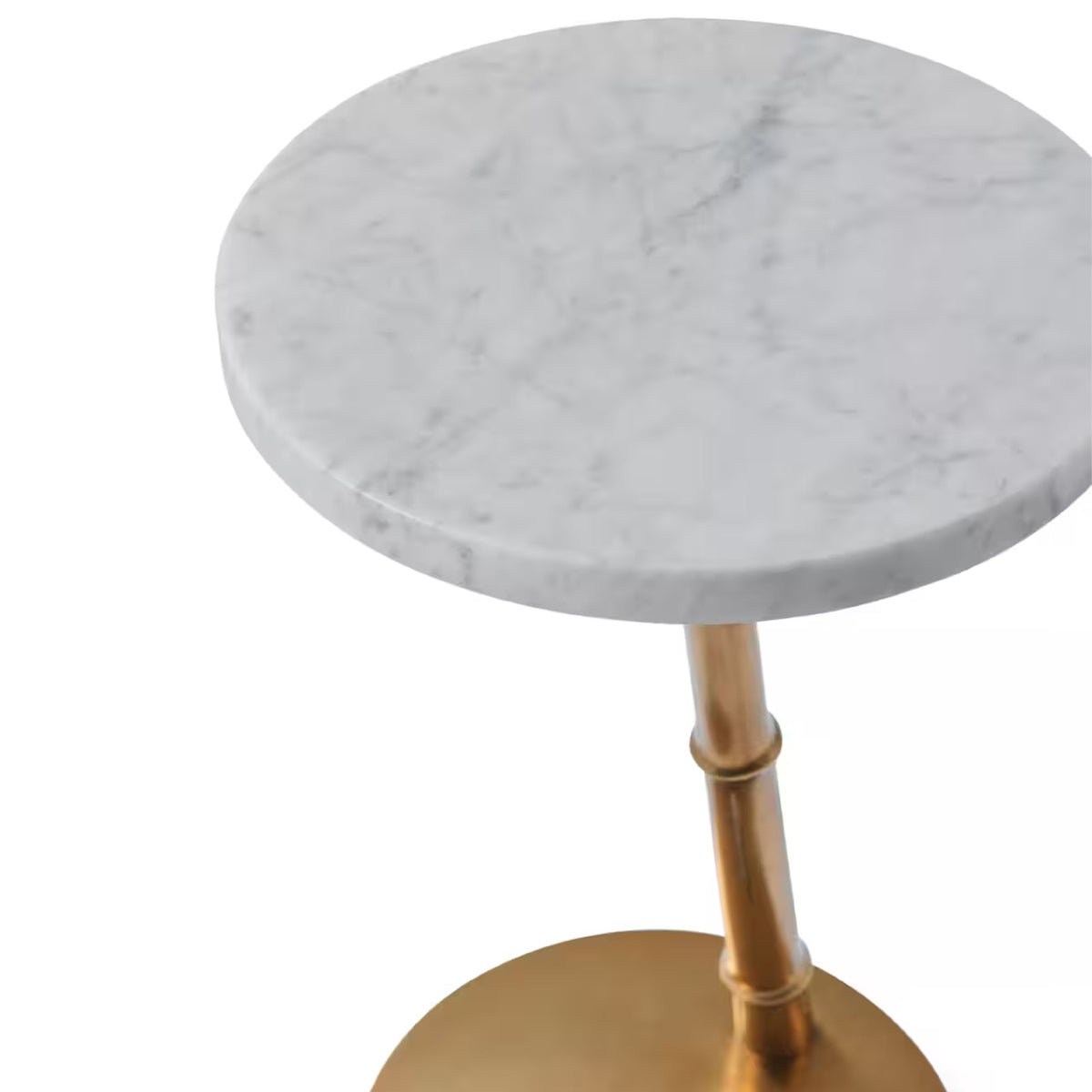 Kesden Accent Table – Bianco Marble