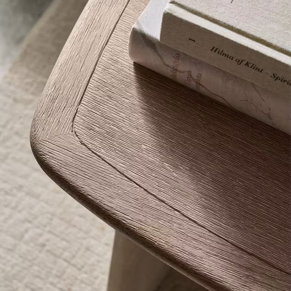 Repose Square Side Table – Grey Oak