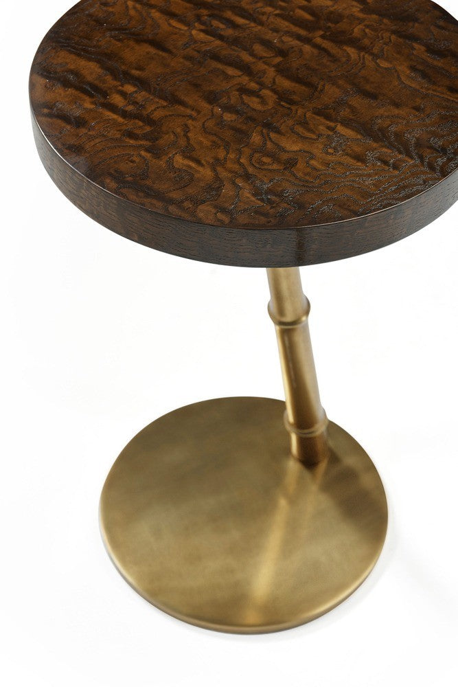 Kesden Accent Table – Ash Burl Veneer