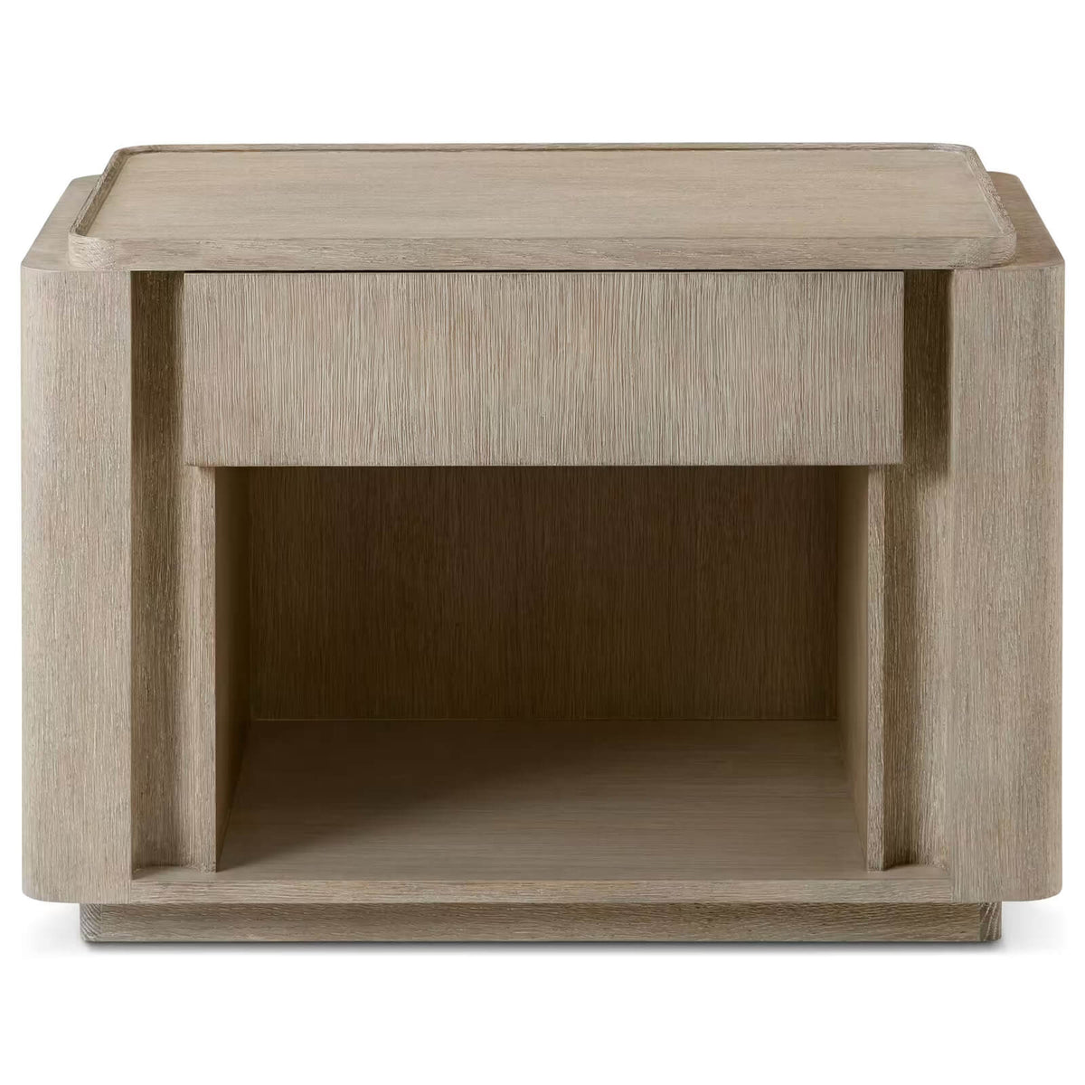 Repose Open Nightstand – Grey Oak