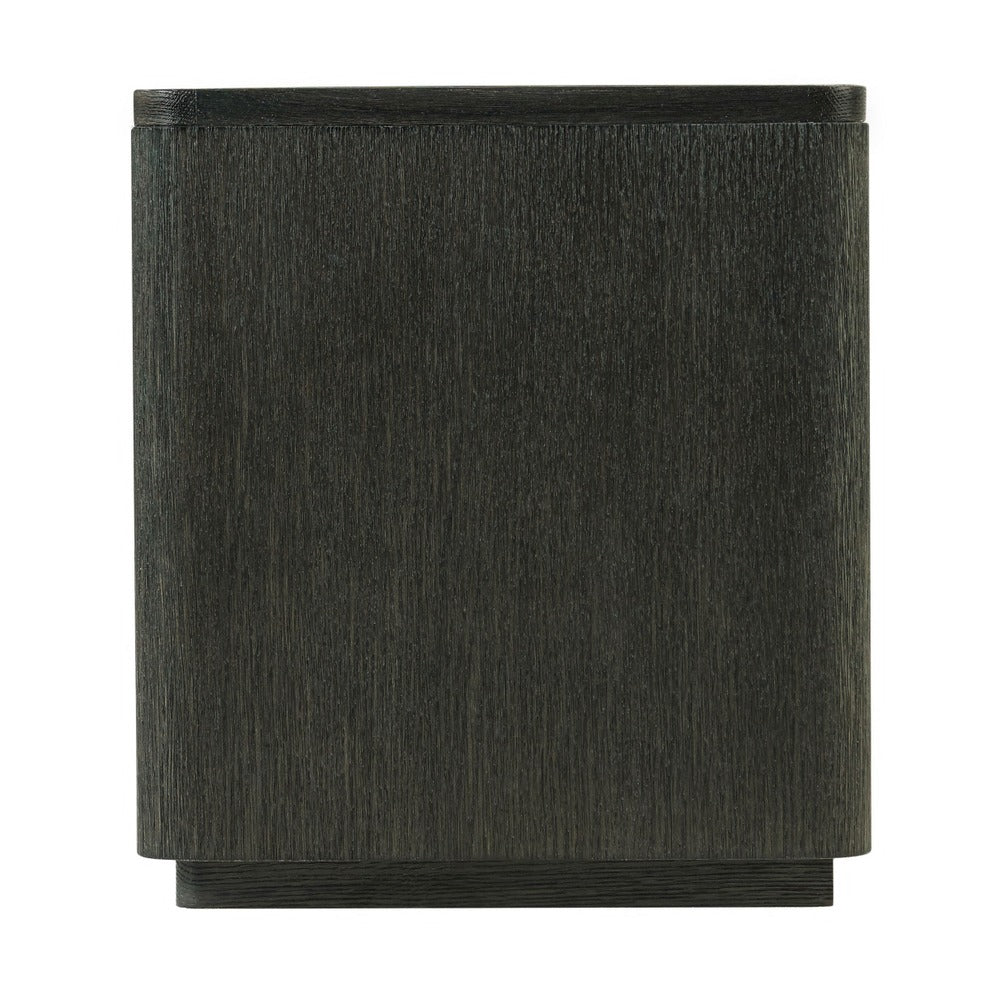 Repose Open Bedside Table – Charcoal Oak