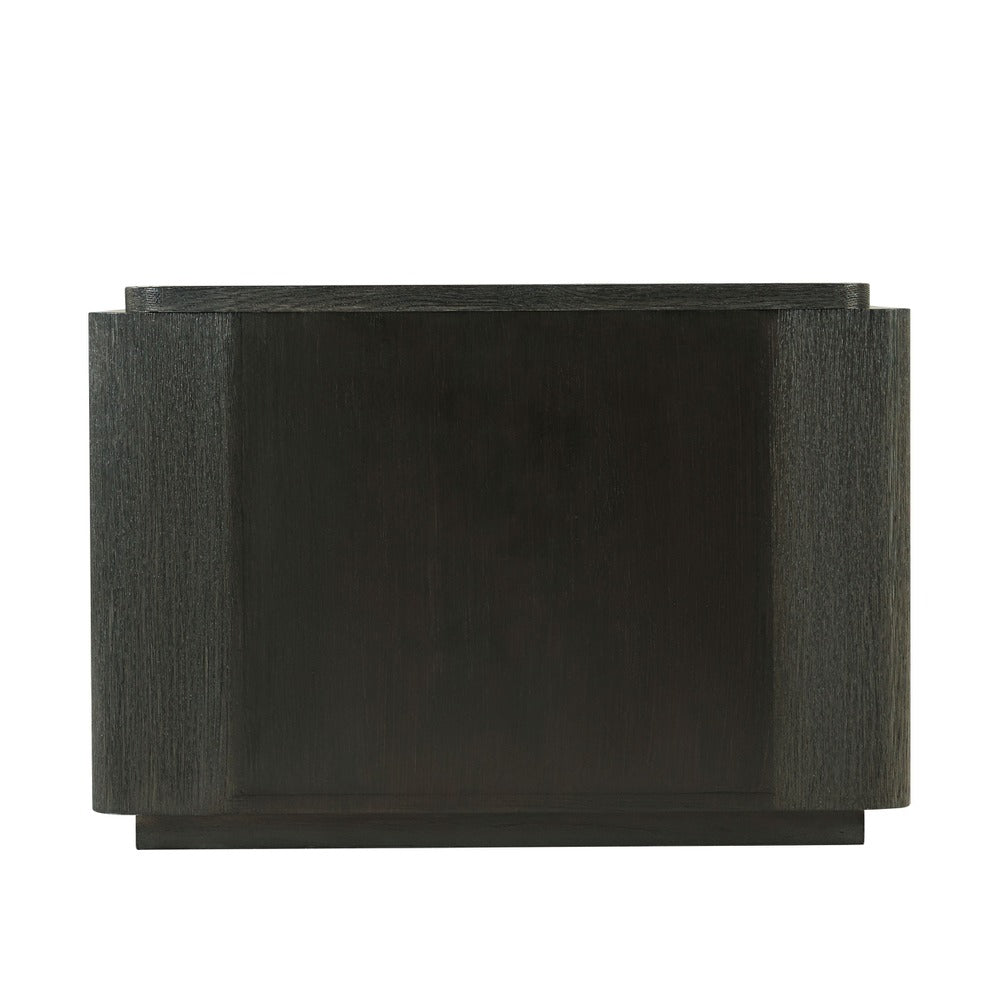 Repose Open Bedside Table – Charcoal Oak