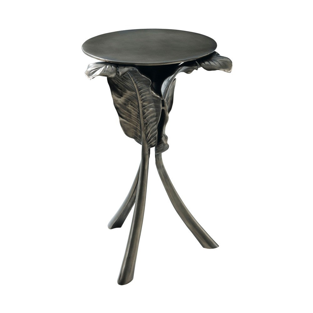 Ophelia Drinks Table – Bronze Finish