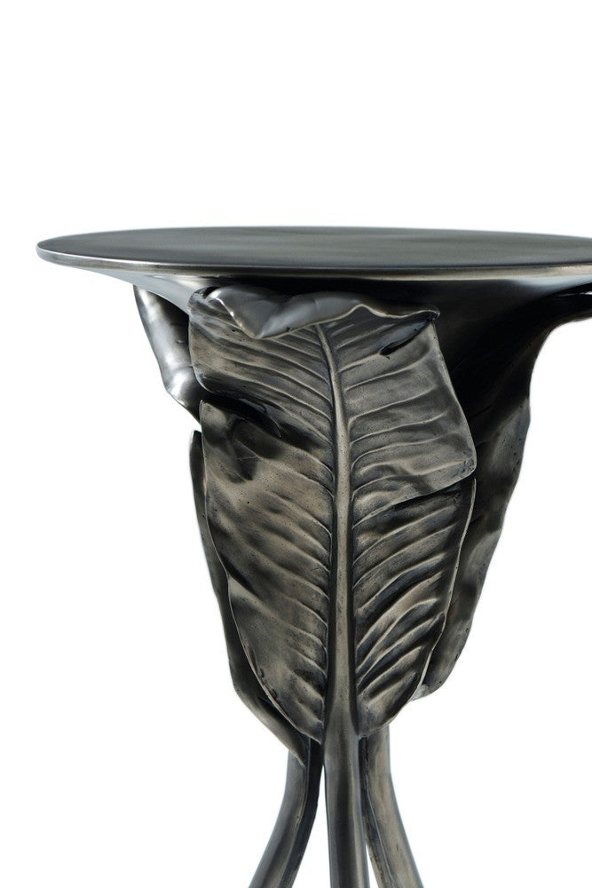 Ophelia Drinks Table – Bronze Finish