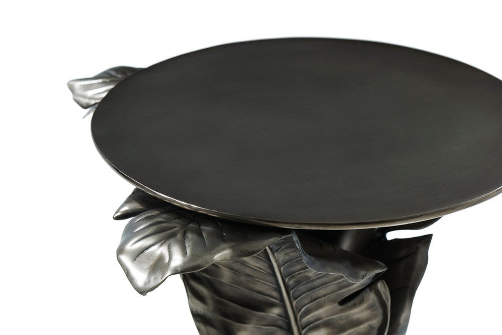 Ophelia Drinks Table – Bronze Finish