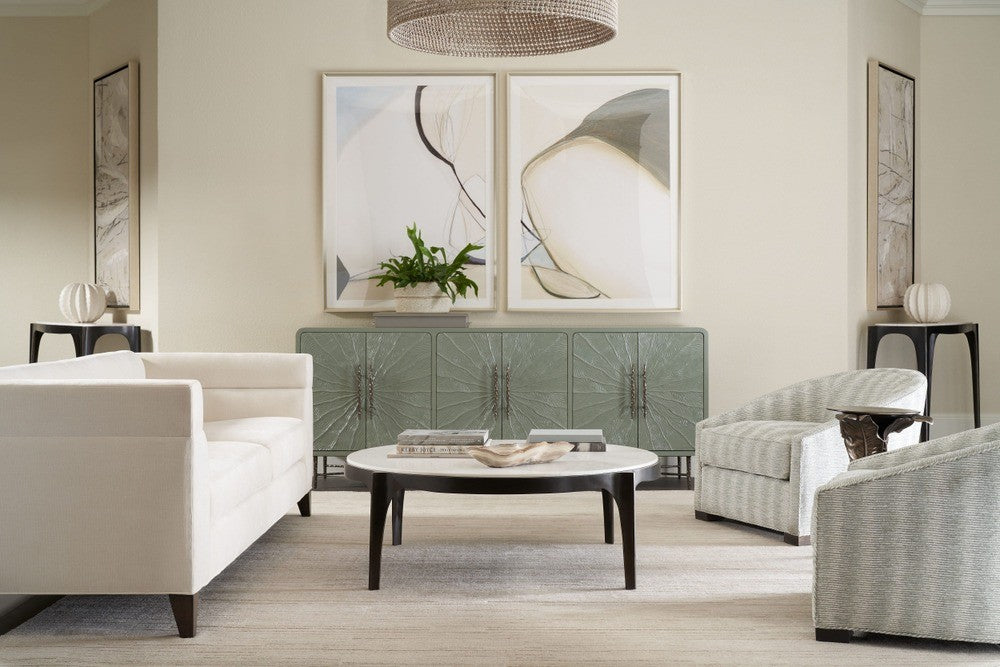 Ophelia Drinks Table – Bronze Finish