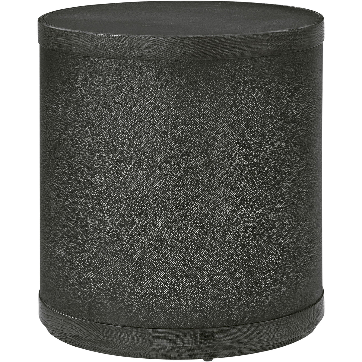 Maxwell Drum Side Table – Dark