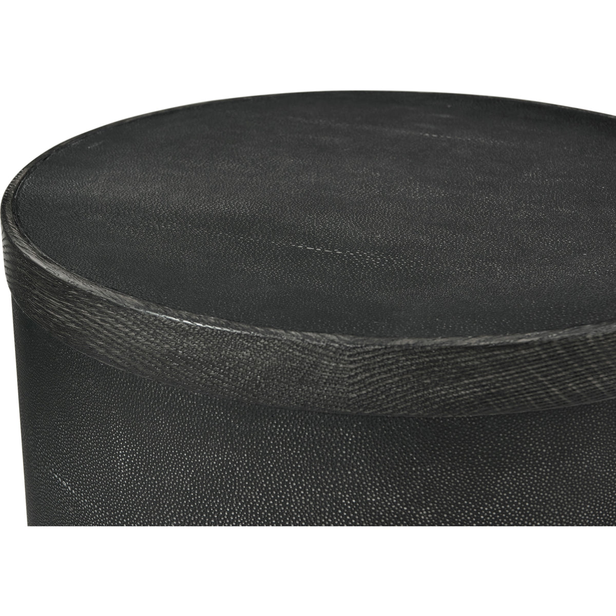 Maxwell Drum Side Table – Dark
