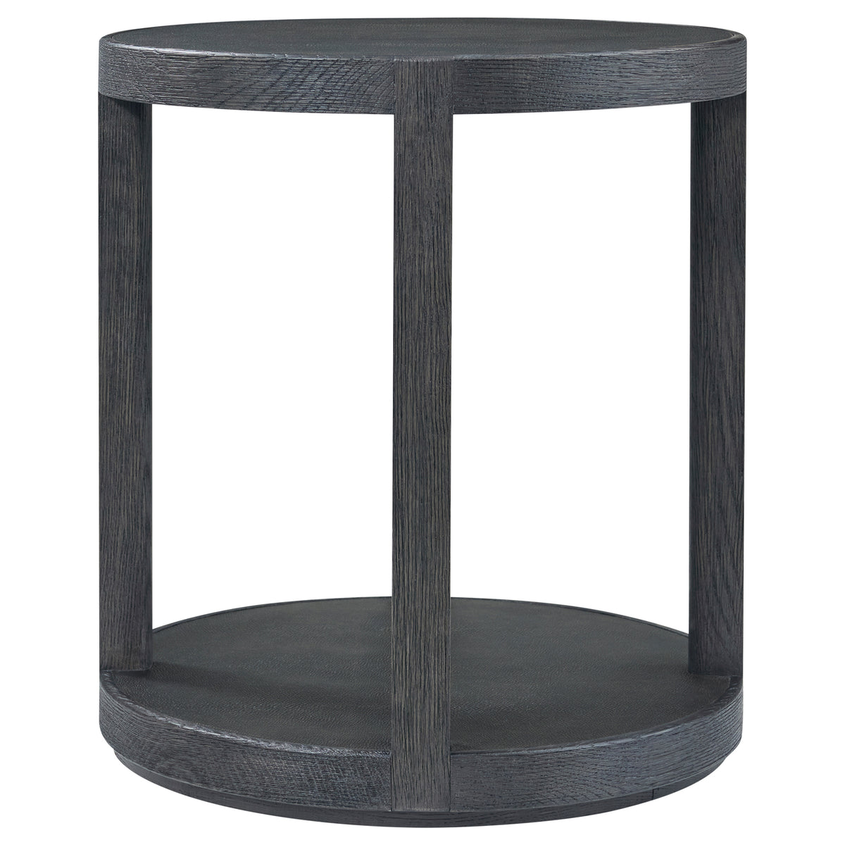 Maxwell Round Side Table – Dark