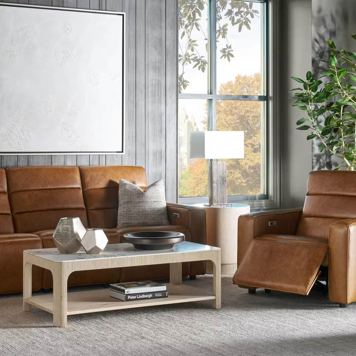 Horizon Rectangular Quartz Coffee Table