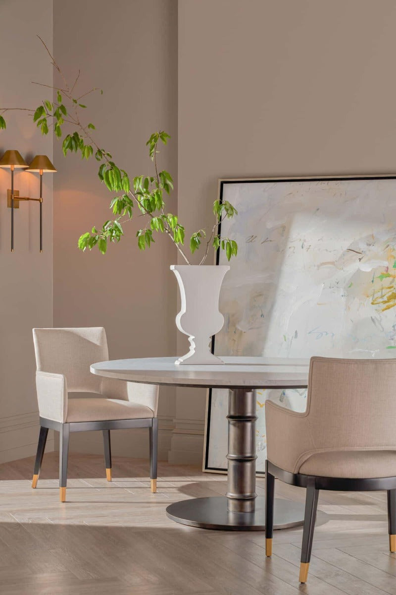 Kesden Round Dining Table – 152 cm Marble