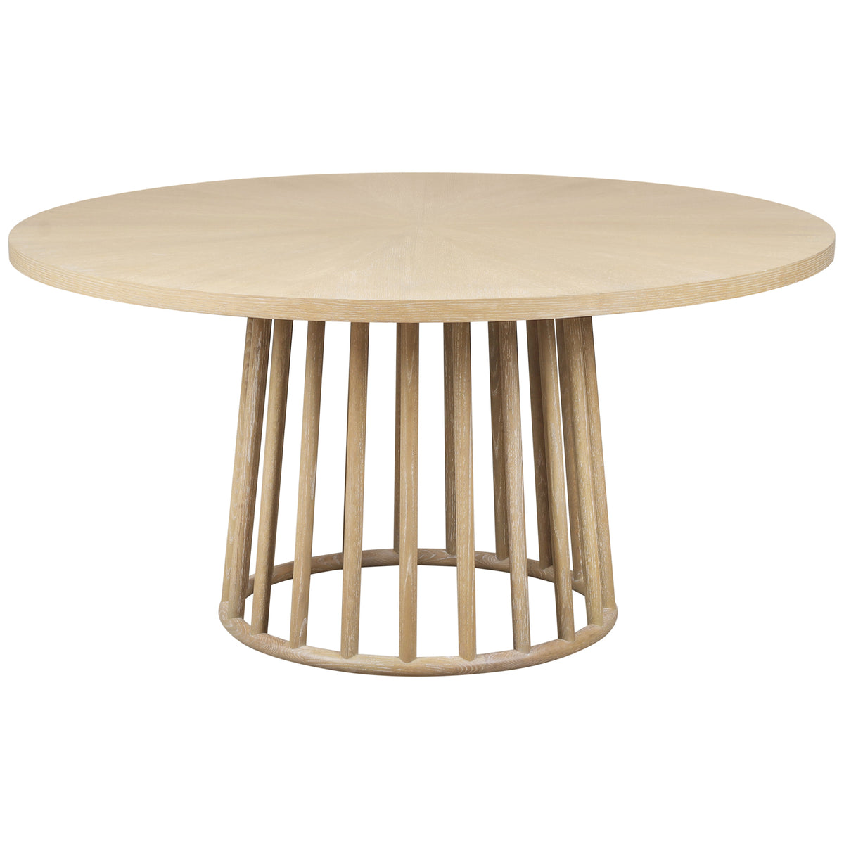 Montauk Round Dining Table – Light, 152 cm