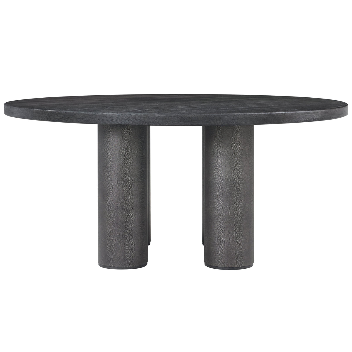 Maxwell Round Dining Table – Dark, 163cm