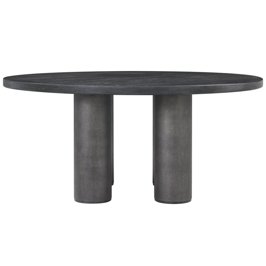 Maxwell Round Dining Table – Dark, 163cm