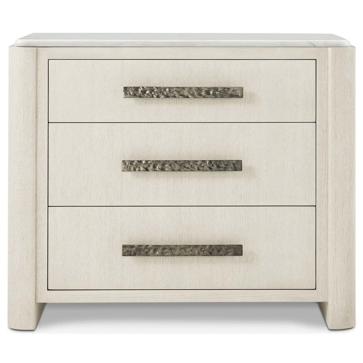 Essence Three Drawer Bedside Table – Opal