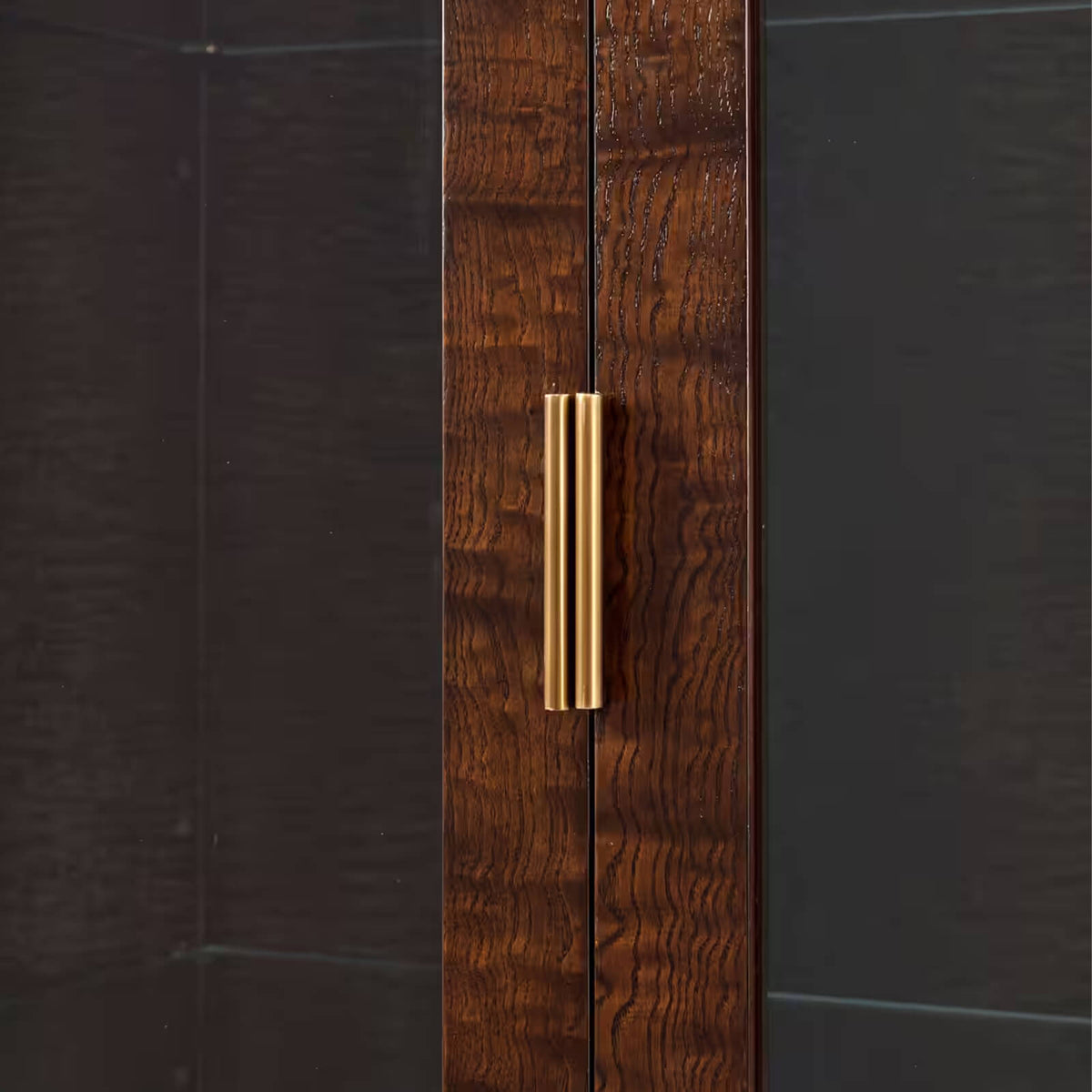 Kesden Display Cabinet – Ash Burl Veneer