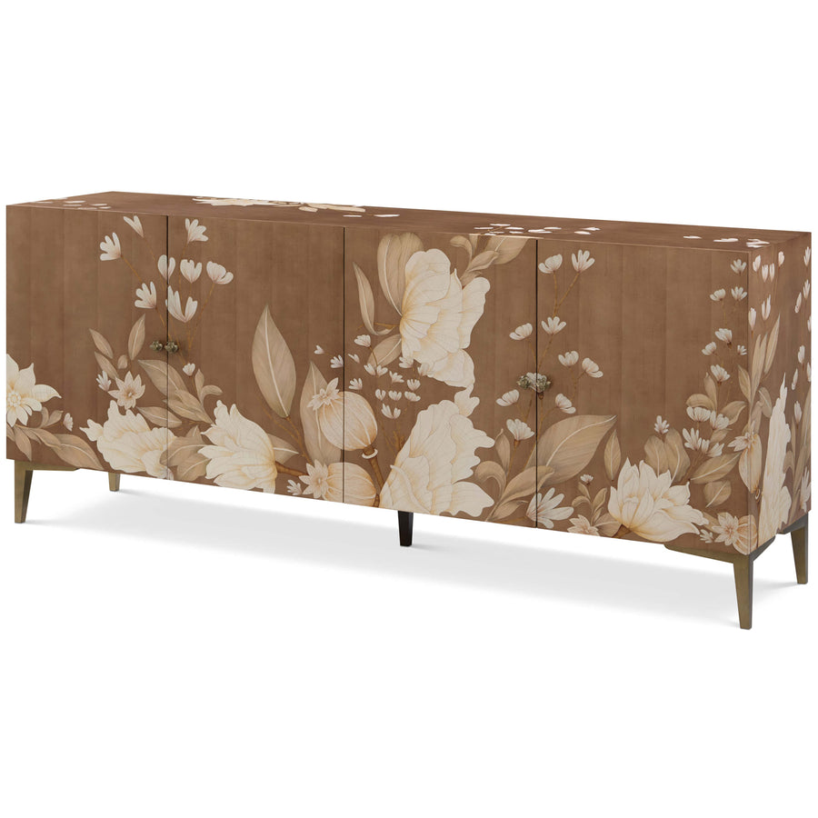 Bouquet 4 Door Sideboard – Toasted Cashew