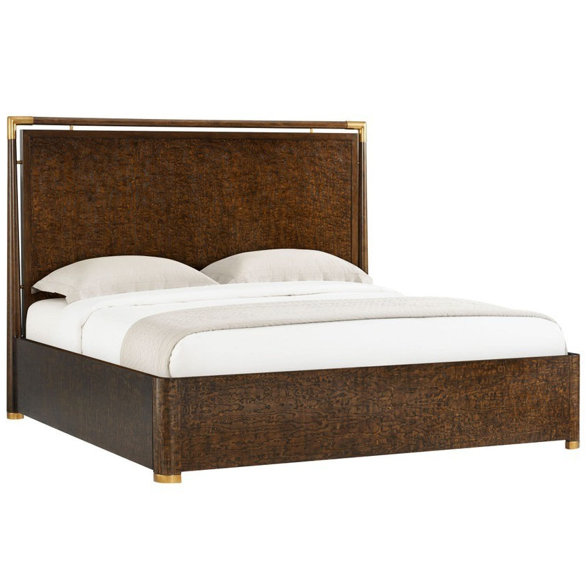 Kesden King Size Bed – Ash Veneer