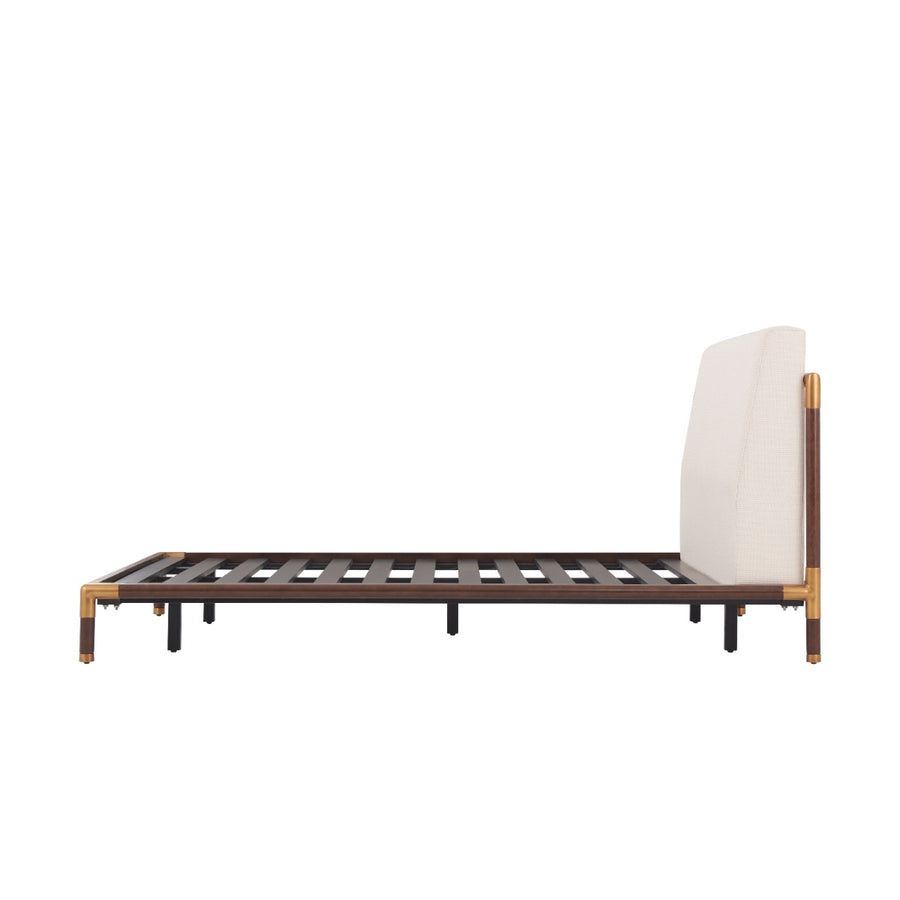 Kesden Bed with Upholstered Headboard – UK King