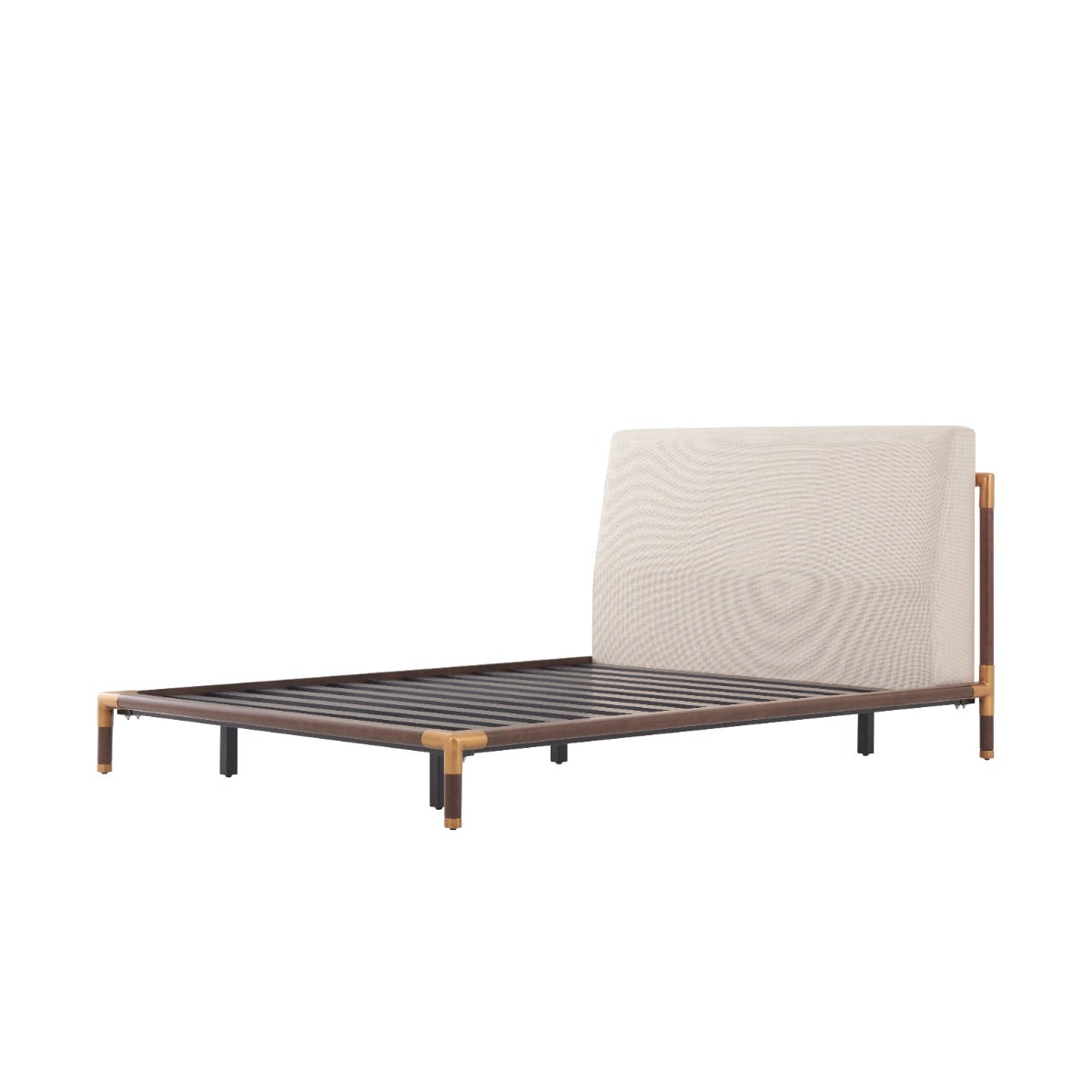 Kesden Bed with Upholstered Headboard – UK King