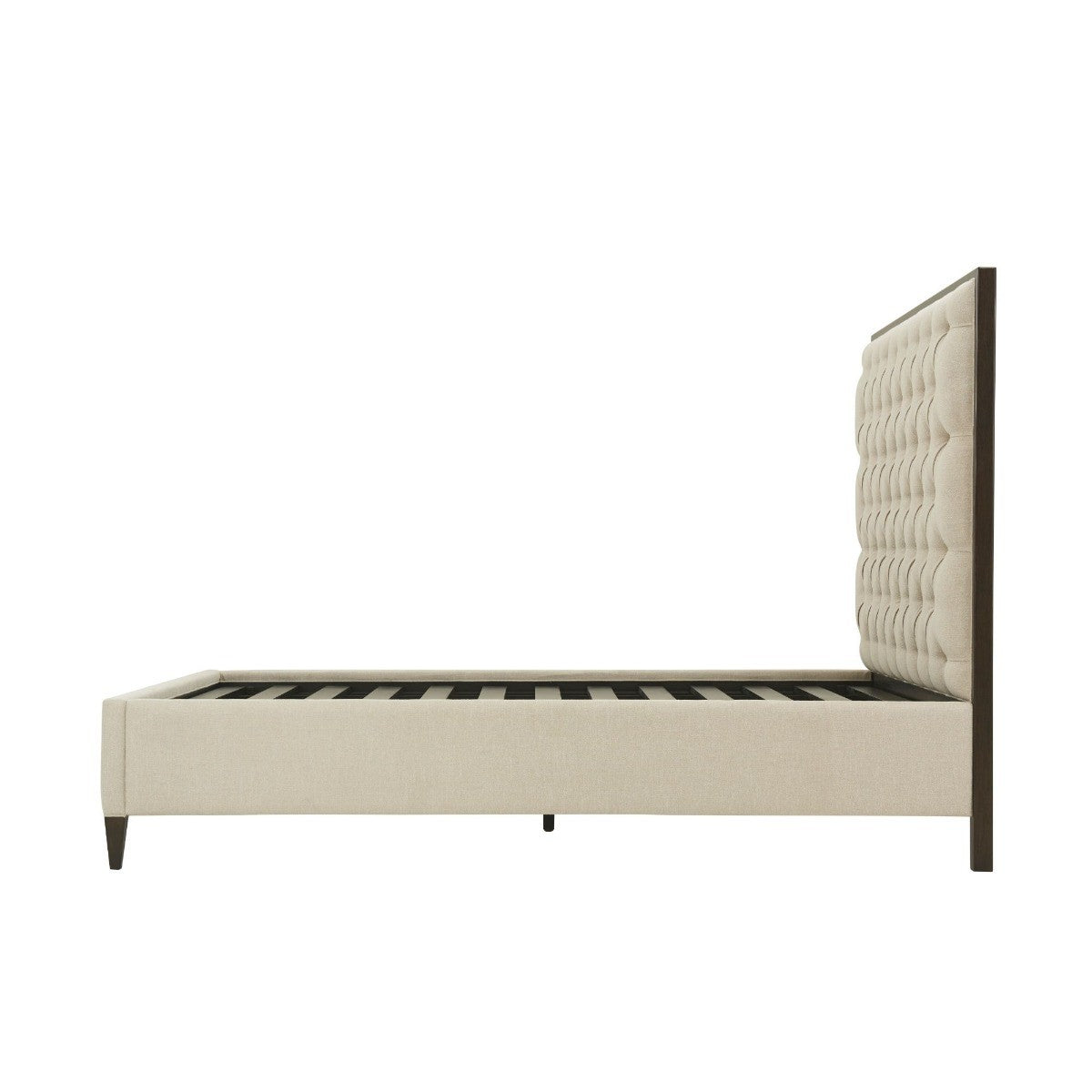 Talbot Bed Frame – UK King, Cream Kendal Linen