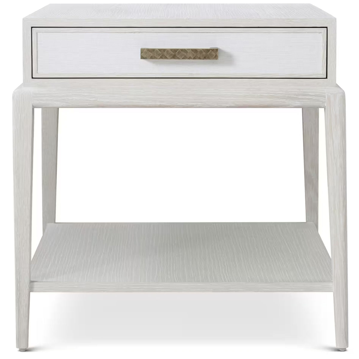 Flagler Side Table with Wallpaper Drawer Front