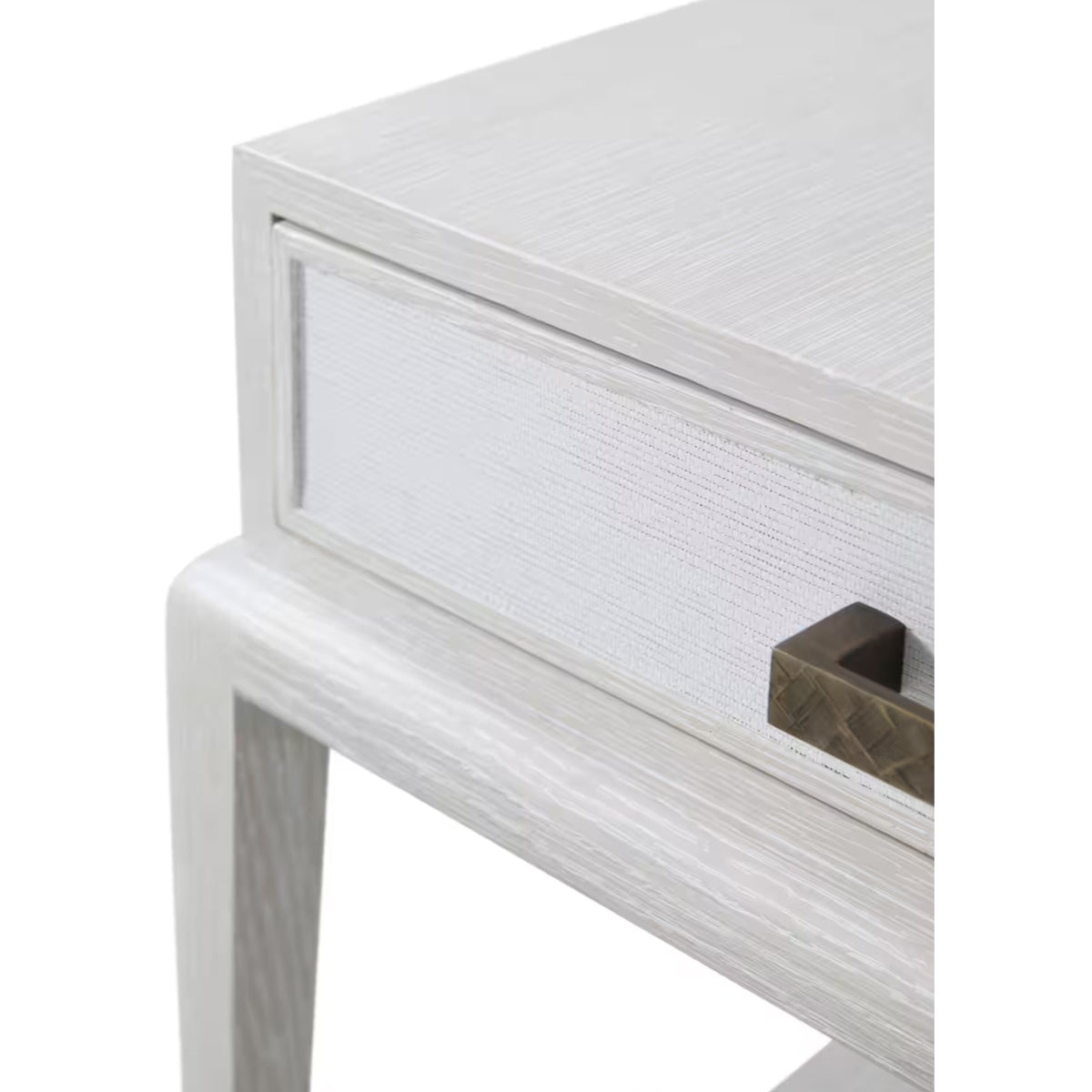 Flagler Side Table with Wallpaper Drawer Front