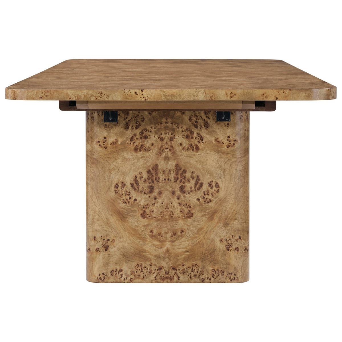 Perch Burl Extending Rectangular Dining Table – 325cm