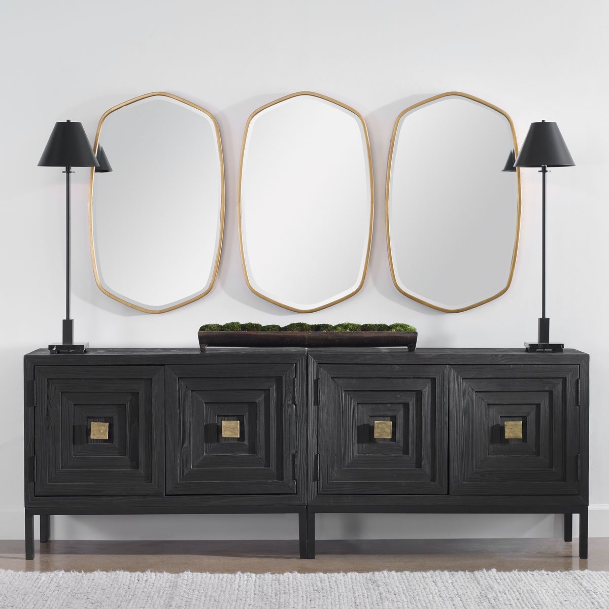 Aiken Dark Walnut Two-Door Cabinet