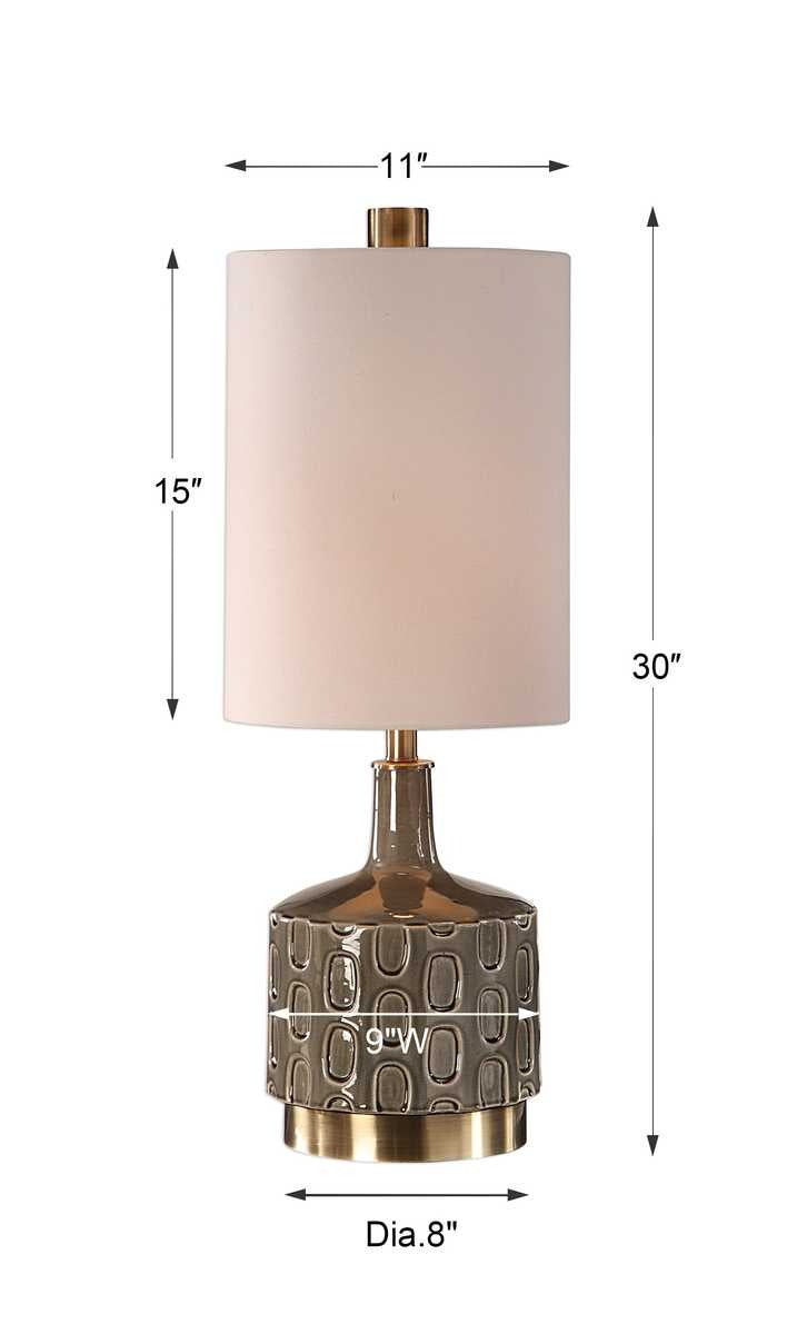 Darrin Grey Table Lamp