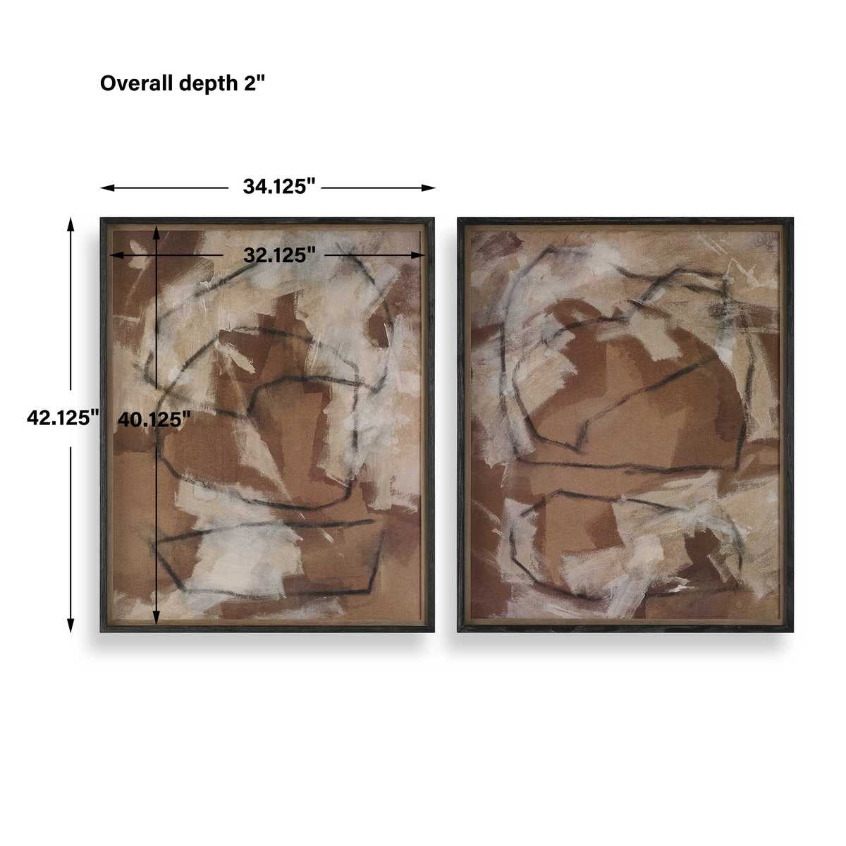 Rush & Dash Framed Prints – Set of 2