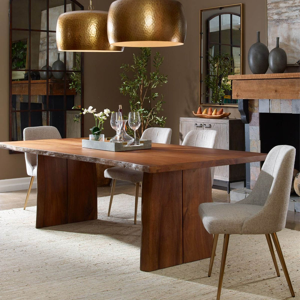 Glenmore Wood Dining Table – 244cm