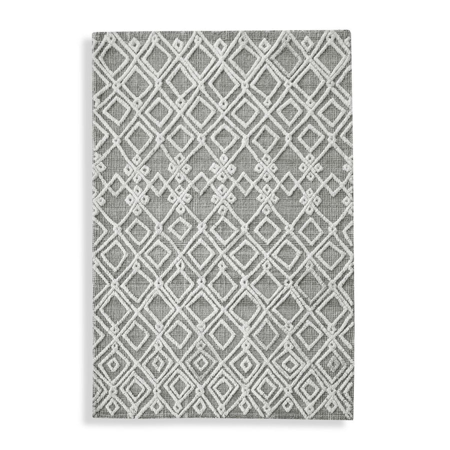 Sieano Grey Wool Rug – 244 x 305 cm