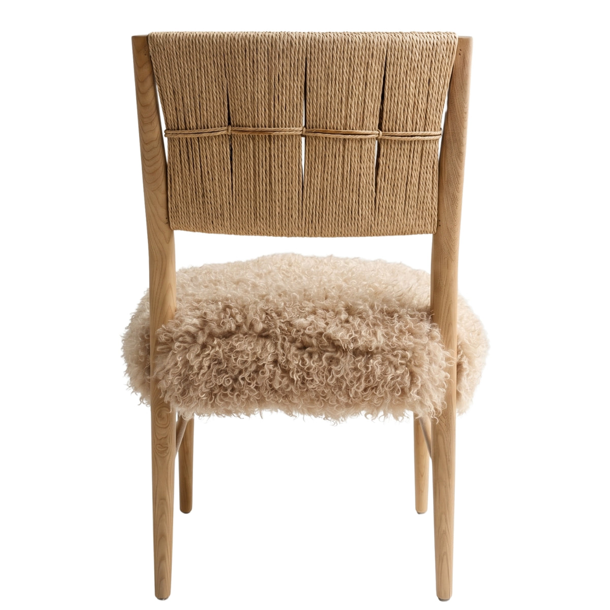 Bourton Dining Chair – Faux Mongolian Fur