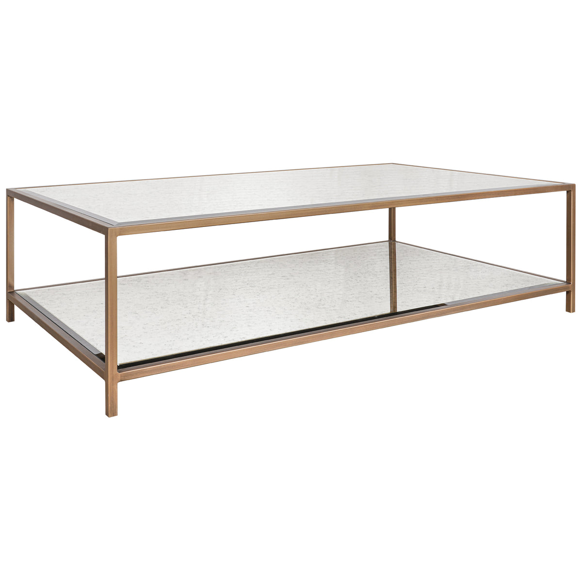 Upton Coffee Table – Antique Brass