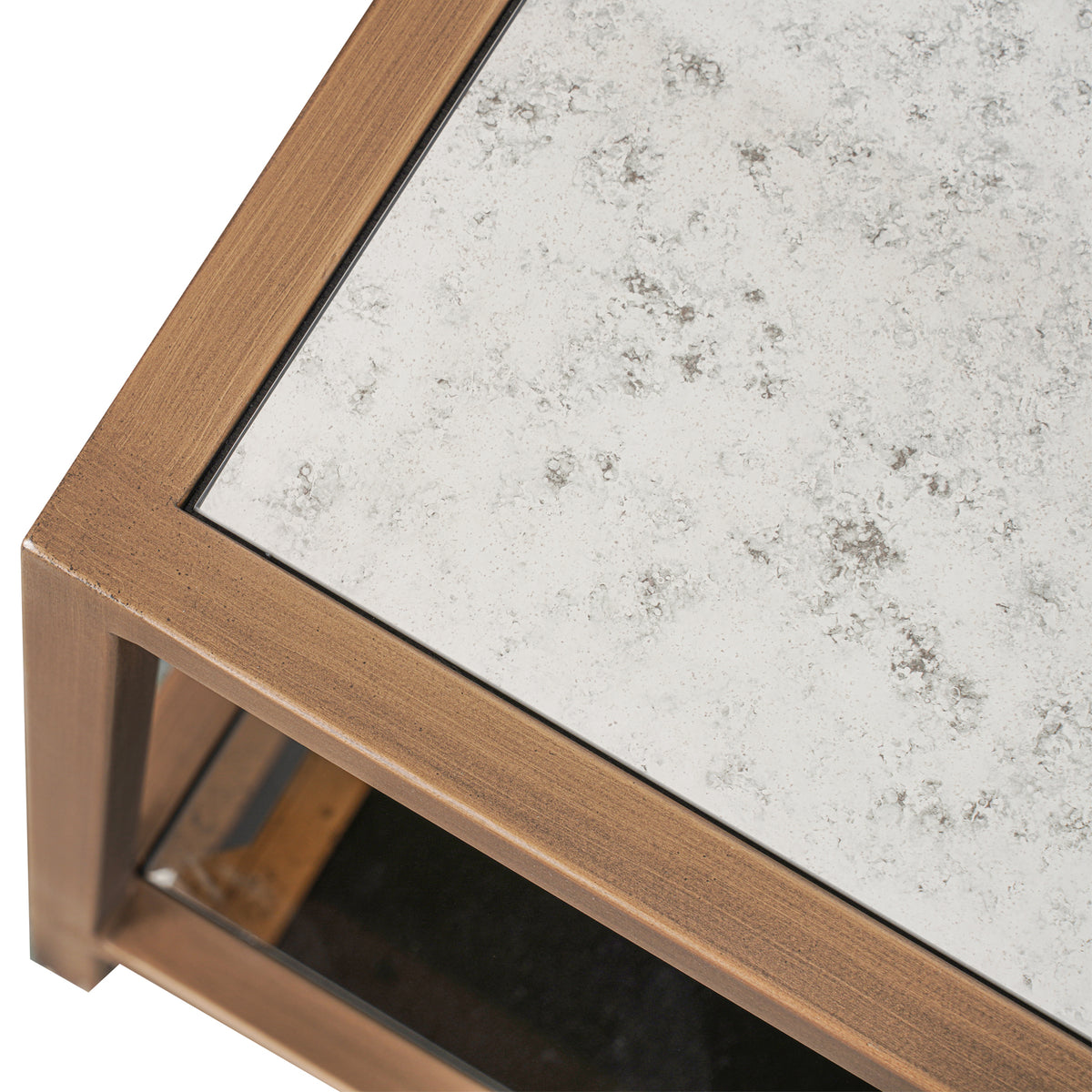 Upton Coffee Table – Antique Brass