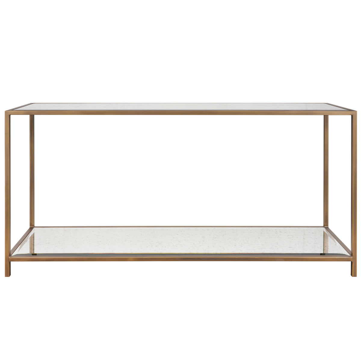 Upton Console Table – Antique Brass