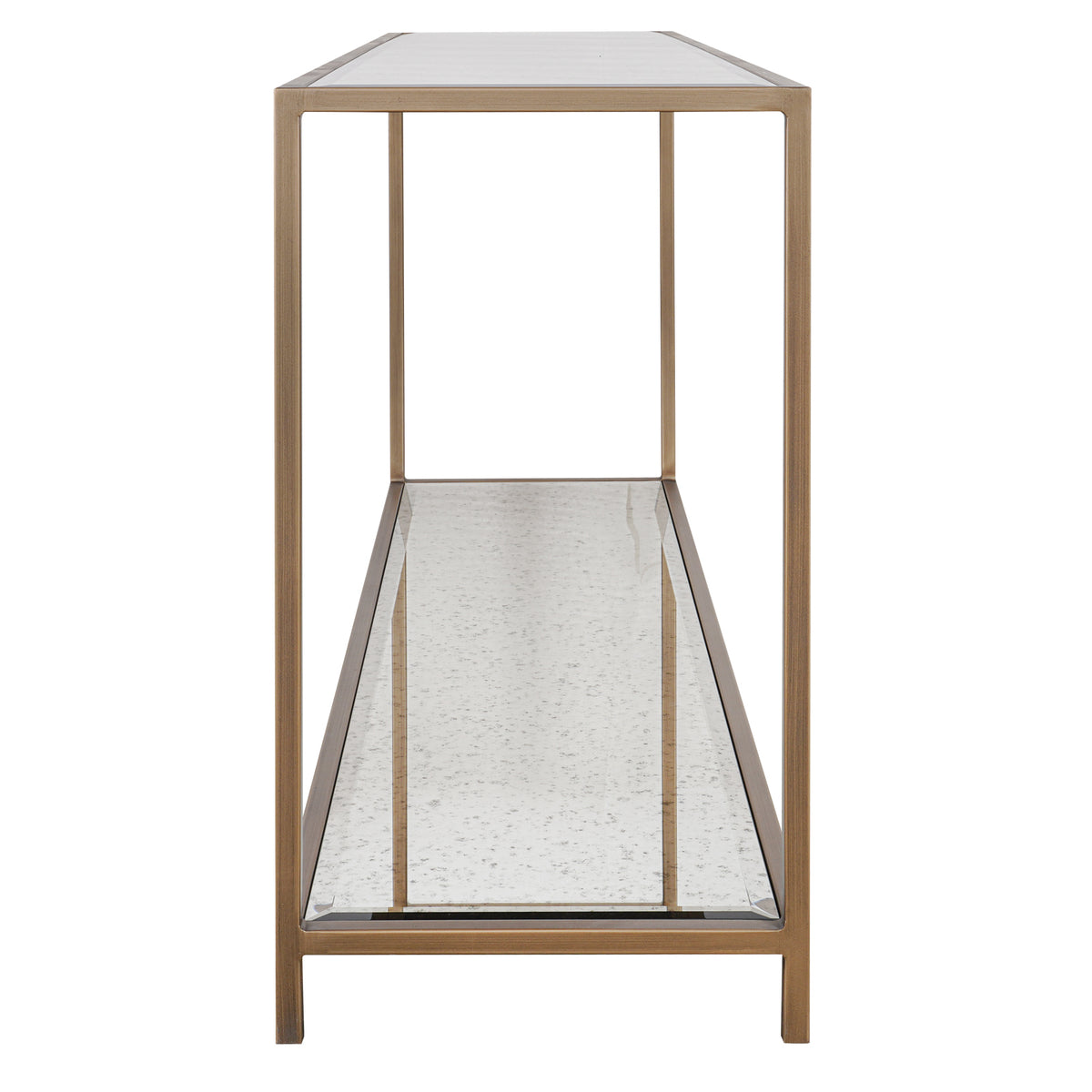 Upton Console Table – Antique Brass