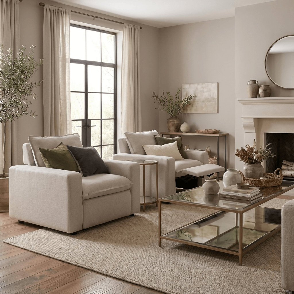 Upton Coffee Table – Antique Brass