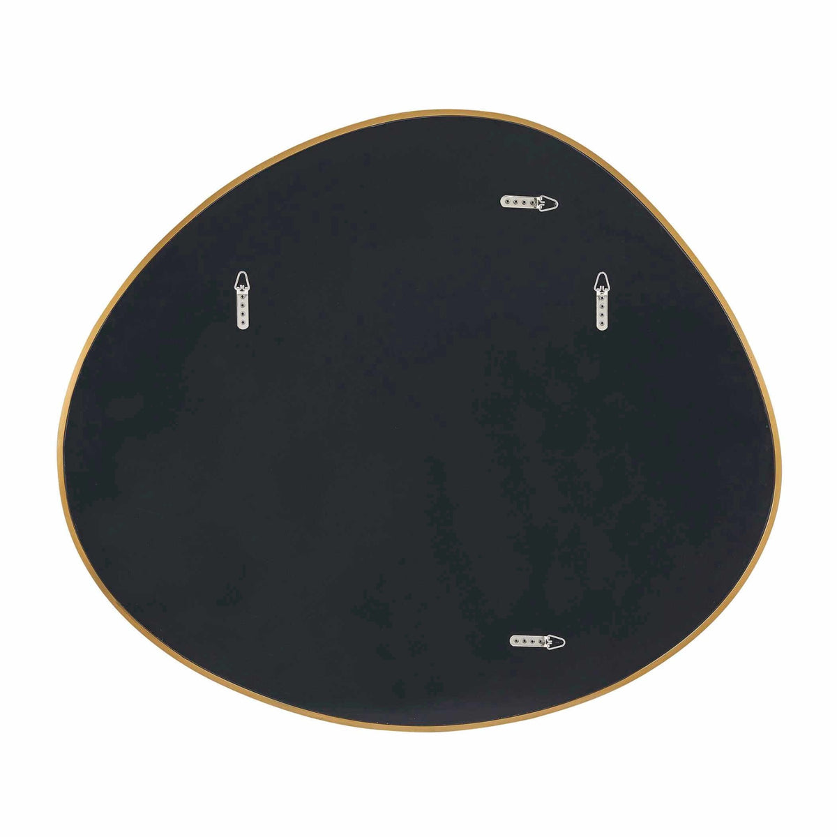 Distort Antique Brass Mirror