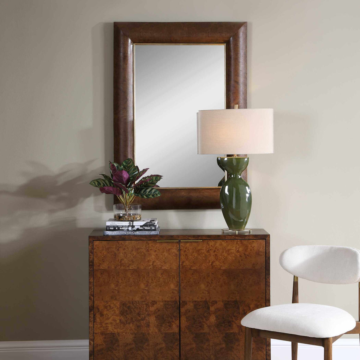 Donovan Wood Rectangular Mirror
