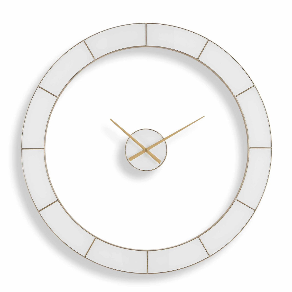 Ivory Halo Minimalist Wall Clock