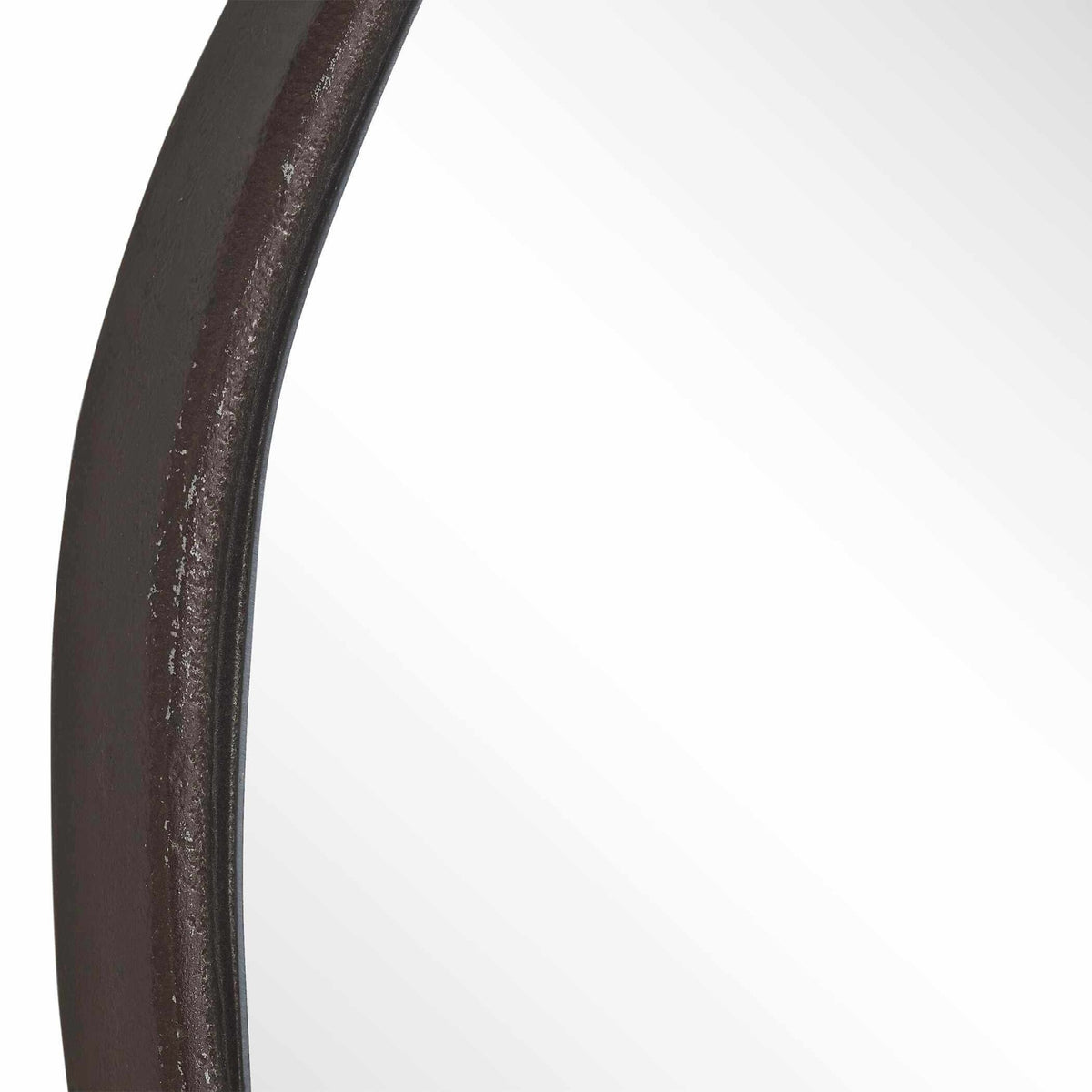 Lowen Round Mirror – Dark Bronze