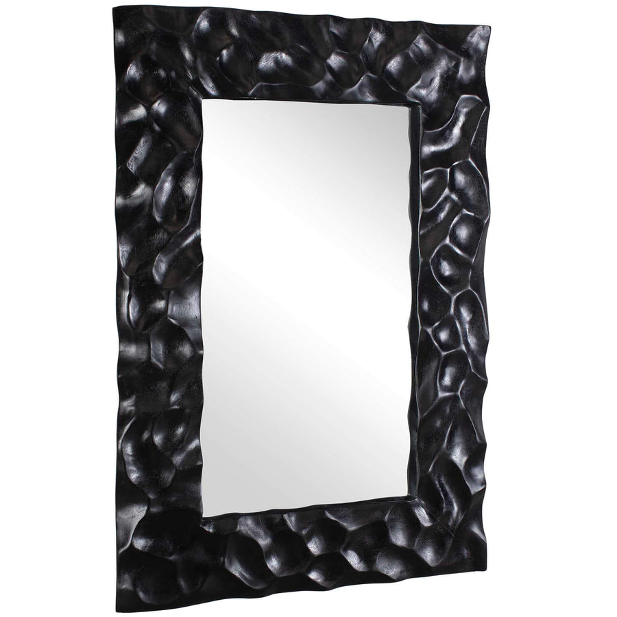 Malosi Black Carved Mirror