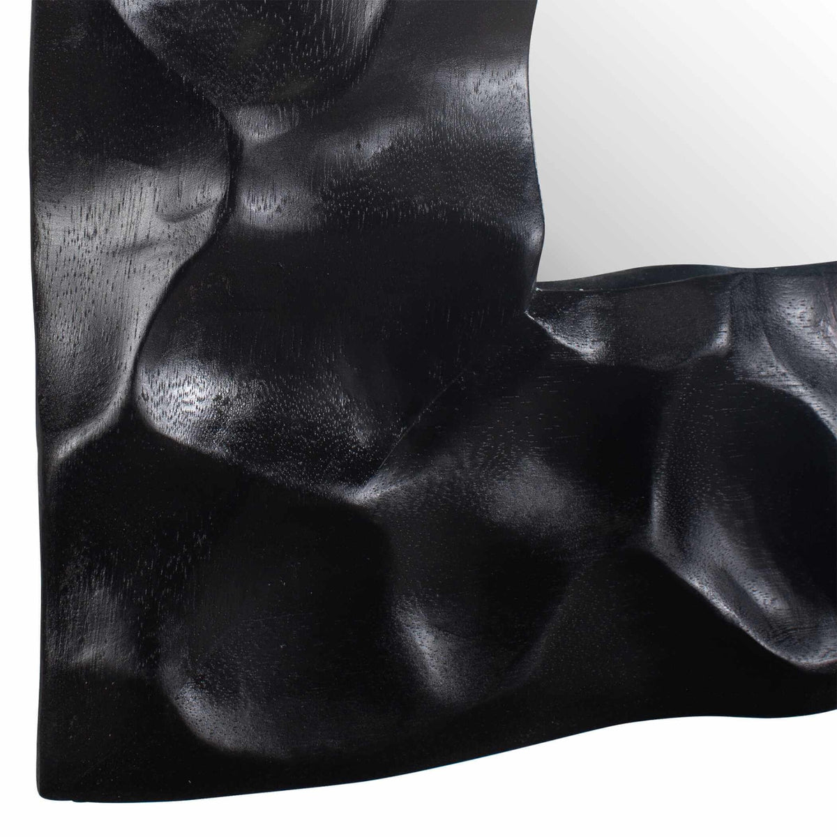 Malosi Black Carved Mirror