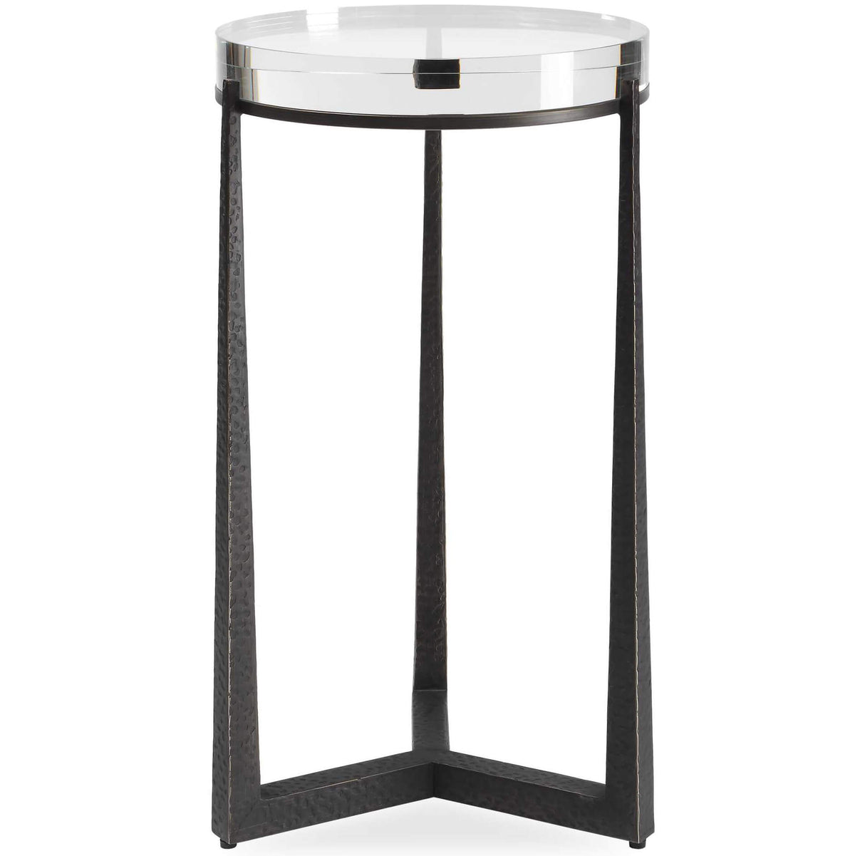 Midas Round Side Table – Dark Bronze